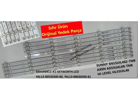 AXEN AX55FIL243-0246 Led bar, YAL13-00630300-81, YAL13-00630300-80, Tv ledleri